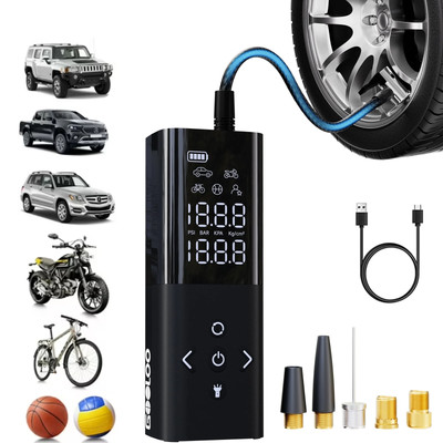 AP150 Tire Inflator Portable Air Compressor, 150 PSI Cordless Tire Pump with Dig