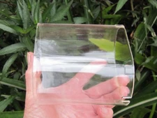 oval clear plastic side part for clock