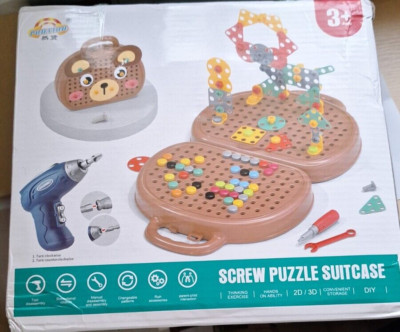 Screw Puzzle Suitcase ab 3 Jahren