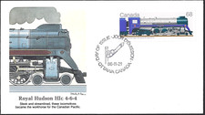 🍁Canada  #1121   Canadian Locomotives   Brand New 1986  Fleetwood Cover