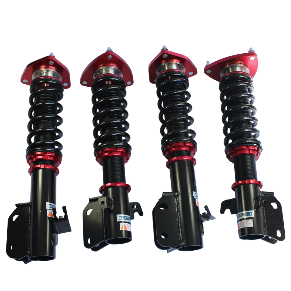 Strut Red Set 4× Red Coilovers Struts Fit Subaru Impreza 02-07 WRX GDB GDA 03-08 ...