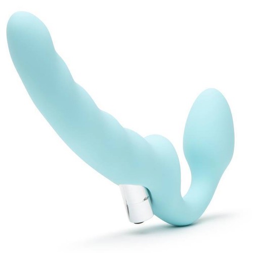 Lovehoney Vibrating Strapless Strap On - 6 inch Ribbed Dildo Vibrator Sex Toy - Picture 2 of 7