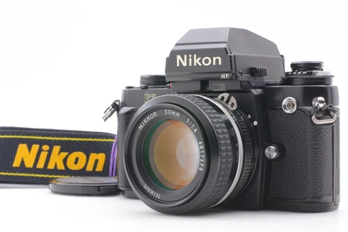[Exc+5 w/Strap] Nikon F3 HP Ai 50mm f/1.4 Lens 35mm SLR Film Camera From JAPAN