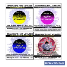 4 BRAIN WAVE MIND MEDITATION AID-TUNE CONTROL YOUR BRAINWAVE TRAINING TECHNOLOGY