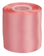 4" Wide Double Face Satin Ribbon 25 Yards 160-Dusty Rose Set for Bow Party De...