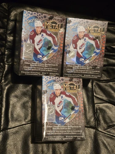 3x 2022-23 Skybox Metal Universe Hockey Blaster Box New Factory Sealed 3 BOX LOT