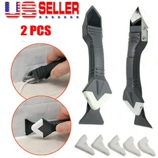 3 in 1 Silicone Sealant Remover Tool Kit Set Scraper Mould Remover Caulking US