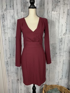womens long burgundy dress