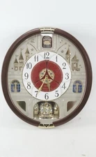 Seiko Melodies In Motion Musical Wall Clock Beatles Songs QXM134BR  