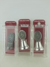 3 Erie Pennsylvania Souvenir Collectable Thimbles Mini Bells New Old Stock