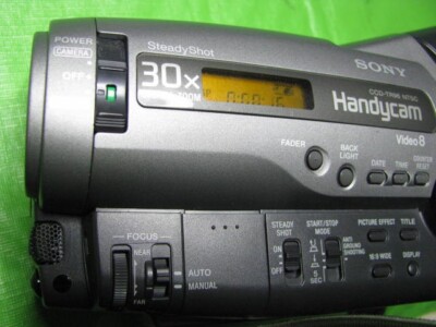 Sony CCD-TR96 Video 8MM Analog Camcorder - Record Transfer Watch