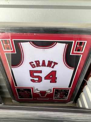 Horace Grant authentic autograph framed jersey COA Chicago Bulls The Last Dance
