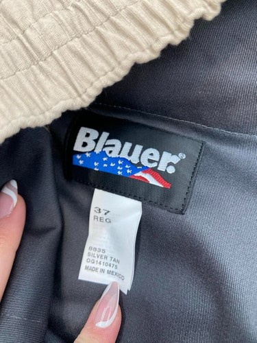 NEW Blauer Operational Trousers Work Pants Unhemmed Tan Snap Men's 37/36 - Picture 8 of 9