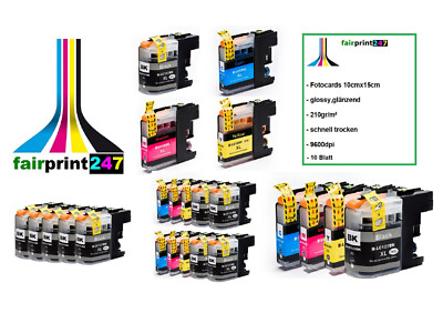XXL Patronen für Brother DCP-J4110DW MFC-J4410DW MFC-J4510DW kein original
