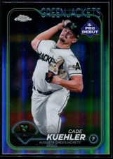 2024 Topps Chrome Cade Kuehler #PDC-89 Pro Debut Green Jackets 