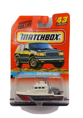1998 Matchbox Sea Rescue Boat # 43 of 100 Ocean Series 9 