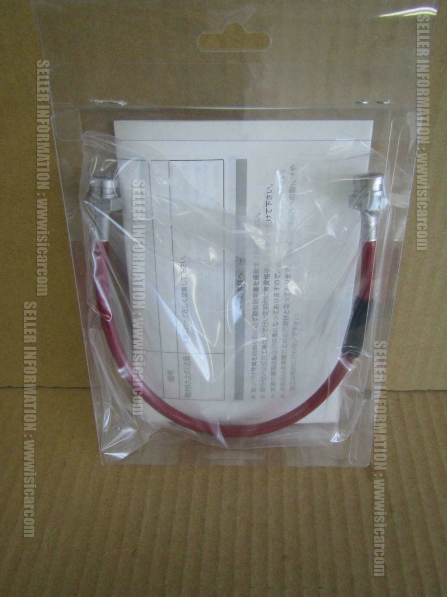 SEEKER RED COAT STAINLESS MESH CLUTCH LINE FOR HONDA CIVIC EK4 EK9