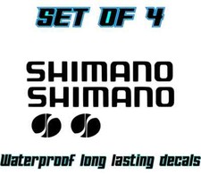 Shimano bmx decal sticker sets bicycle equipment logo stickers for reels and bmx