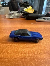 1967 Hot Wheels Redline Custom Camaro  Made in Hong Kong Lt Blue Interior