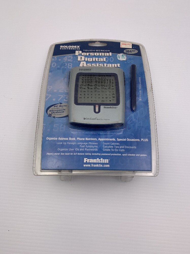 Personal Digital Assistant, Franklin Rolodex, New | eBay
