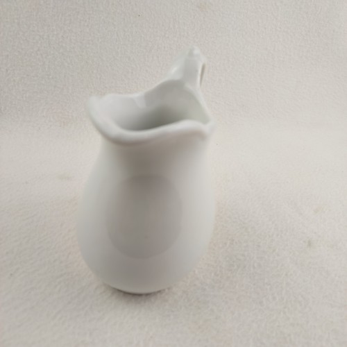 Walker China Restaurant Ware White Individual Creamer Syrup Bedford Ohio Vintage - Picture 4 of 8