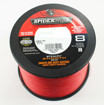 SpiderWire Stealth Smooth 8 8fach - Code Red - 0,10mm-0,30mm - je 100m 