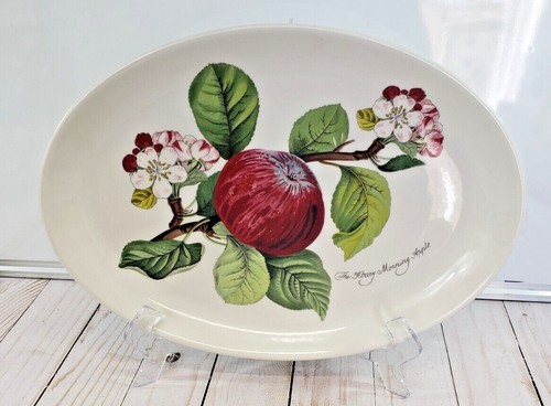 RARE PORTMEIRION POMONA 12 3/4" THE HOARY MORNING APPLE PLATTER ENGLAND