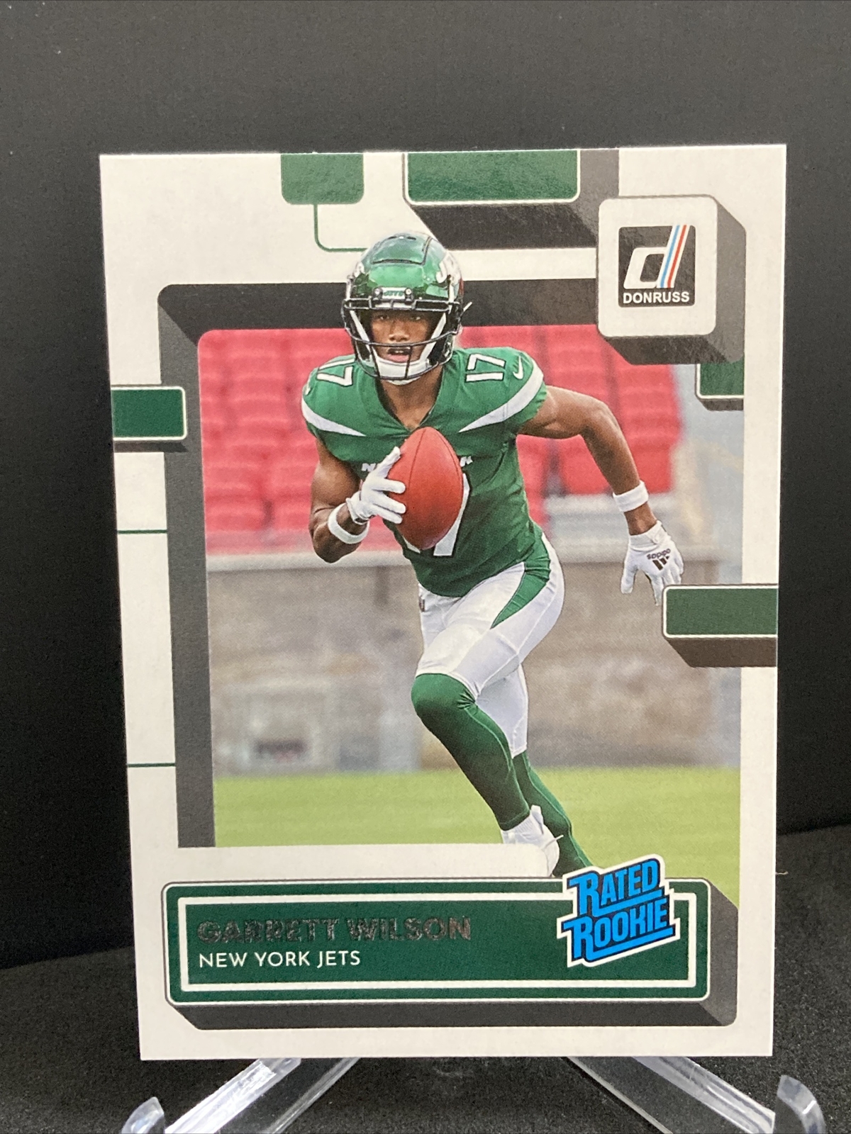 2022 Donruss Rated Rookies #306 Garrett Wilson - New York Jets