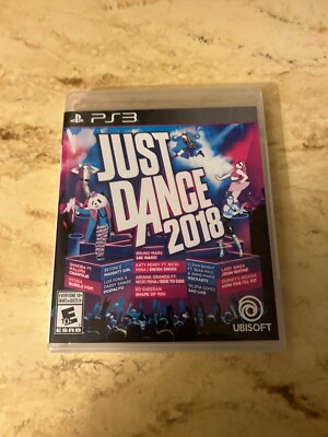 Just Dance 2018 PS3 (Sony PlayStation 3) Disc and Case