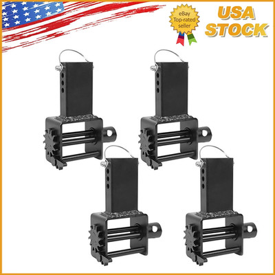 Set of 4 Trailer Stake Pocket Winch, Utility Capacity# 16200 lbs, WLL 5400 Lbs