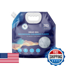 Dead Sea Magnesium Flakes Bath Salts  Premium Magnesium Supplement Bath Salts 