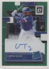2022 Panini Donruss Optic Green Mojo Prizm 55/88 Curtis Terry #RRS-CT Auto 7ug