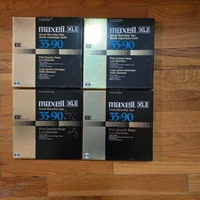 7" MAXELL XL-II one (1) EMPTY TAKE-UP reel (no tape) with box.