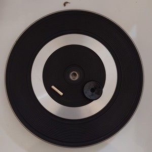 Plattenteller für DUAL 1225 mit Auflage und Ring - 27cm Ø, Gewicht 1,45 kg