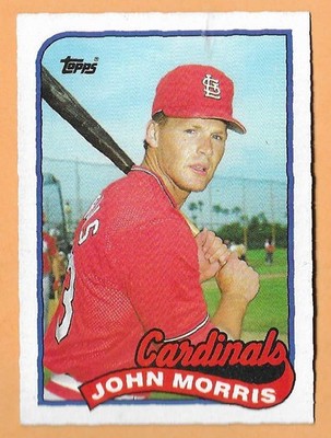 JOHN MORRIS ST. LOUIS CARDINALS #578 - TOPPS NM-MT 1989