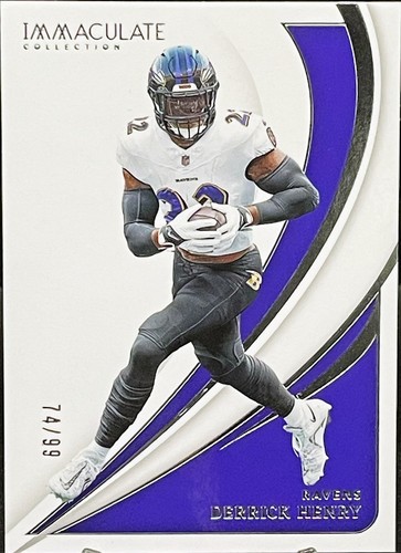 2021 Panini Immaculate Collection Football # 71 Derrick Henry 