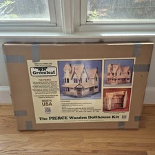 The Pierce Wooden Dollhouse Kit by Greenleaf - Open Box