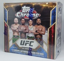 2024 Topps Chrome UFC Mega Box Factory Sealed 1 Auto/Box MMA Fighting Cards