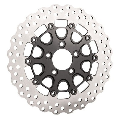 SlyFox Voll Schwimmend Bremsscheibe vorn 11,8 in Schwarz Motorrad Street Bike