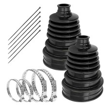2 PCS CV Joint Boot Kit, Front CV Axle Boot Silicone Cover with Clamps  Cable