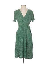 Amazon Essentials Women Green Casual Dress S