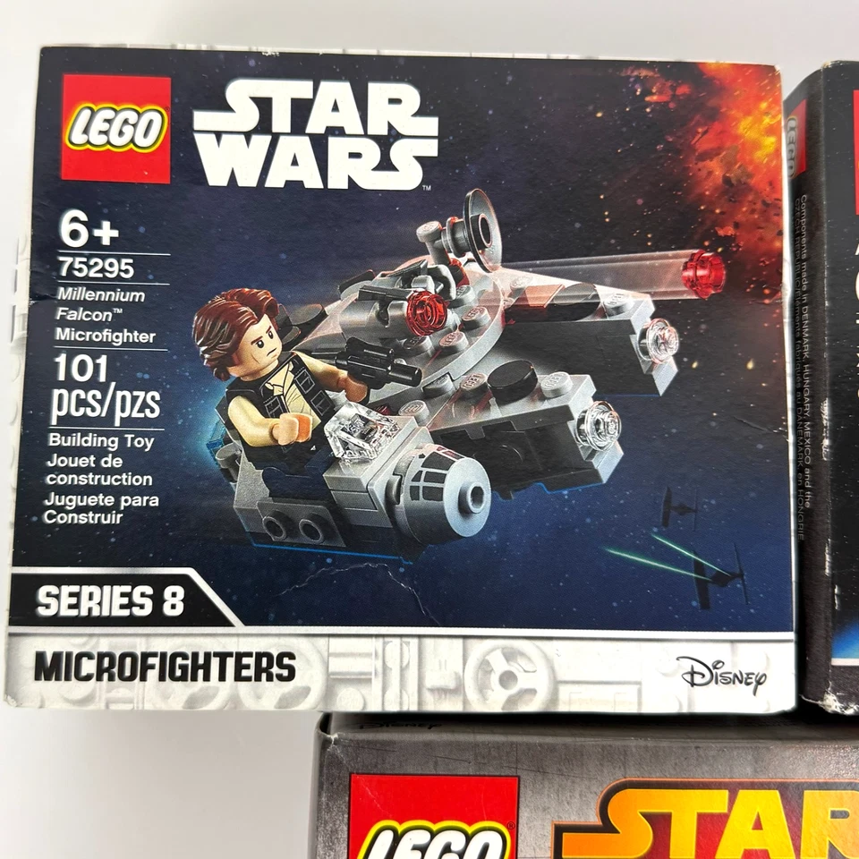 LEGO Star Wars Lot of 5 Sets Microfighters Disney Bob Fett Han Solo NEW IN BOX - Image 2 of 4