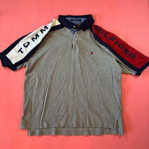 Polo Tommy Hilfiger vintage anni 90 anni 90 uomo Tommy polo con colletto