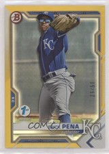 2021 Bowman Draft 1st Edition Gold Foil 26/50 Erick Pena #BD-178 09an