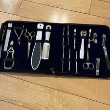 Women Men Manicure Pedicure Set Finger Toe Nail Clippers Scissors Grooming Kit