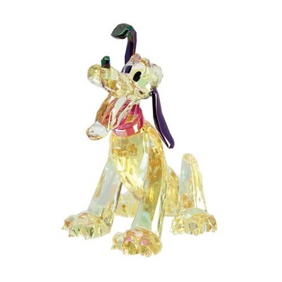 Facets Collection 90th Anniversary Pluto Crystal Golden Yellow Figurine 6017379