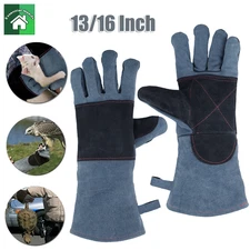 13/16" Animal Handling Gloves Scratch Bite Proof Arm Protection Dog Cat Reptile