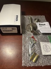 KOHLER K-14444-BN Purist Toilet Paper Vertical Holder, Brushed Nickel USED 