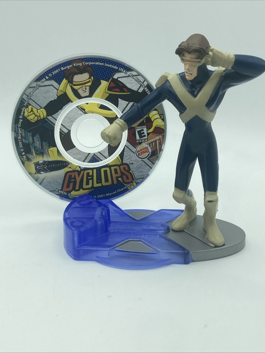 Vintage 2001 Burger King X-Men Evolution Figures Marvel Comics