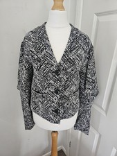 River Island Studios Short Jacket/Blazer Long Sleeves - Size 10 NEW (RRP-£49)
